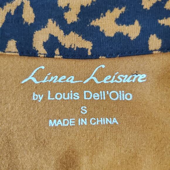 Linea Leisure by Louis Dell'Olio Composition Print Jacket Sz Small Full Pockets - Picture 6 of 10